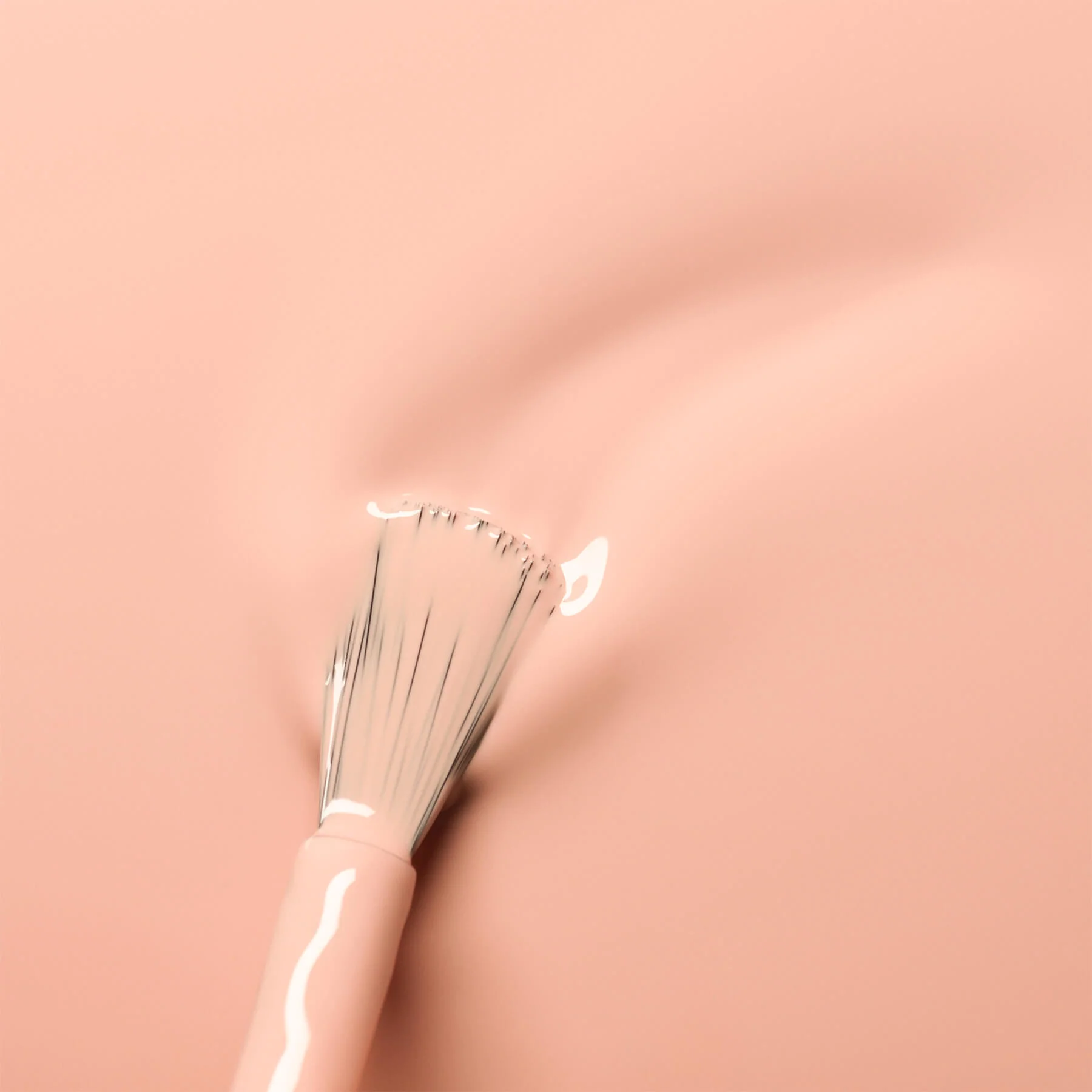 Nude spalvos nagų lako tekstūra Pink Sand