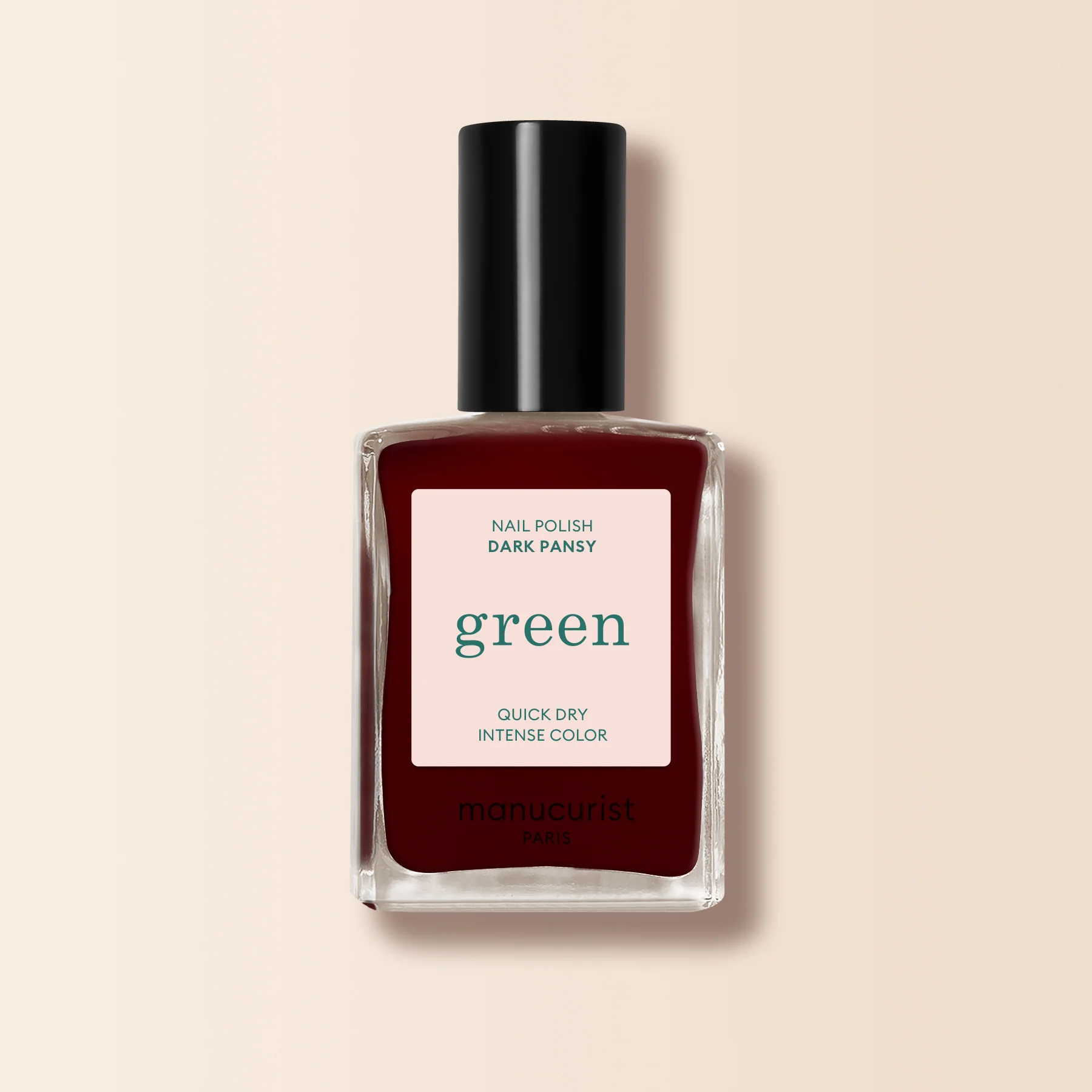 Manucurist nagų lakas "Green-Dark Pansy" 15ml