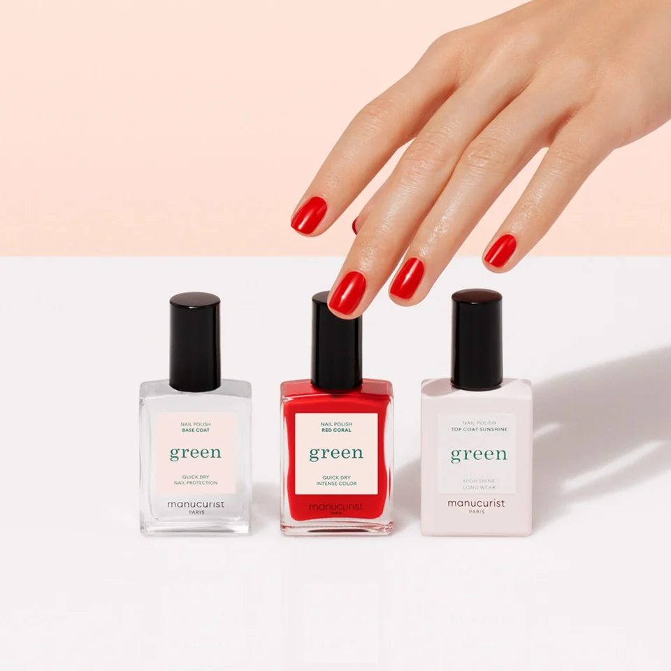 Nagų lakavimo rinkinys - bazė, spalva, topas