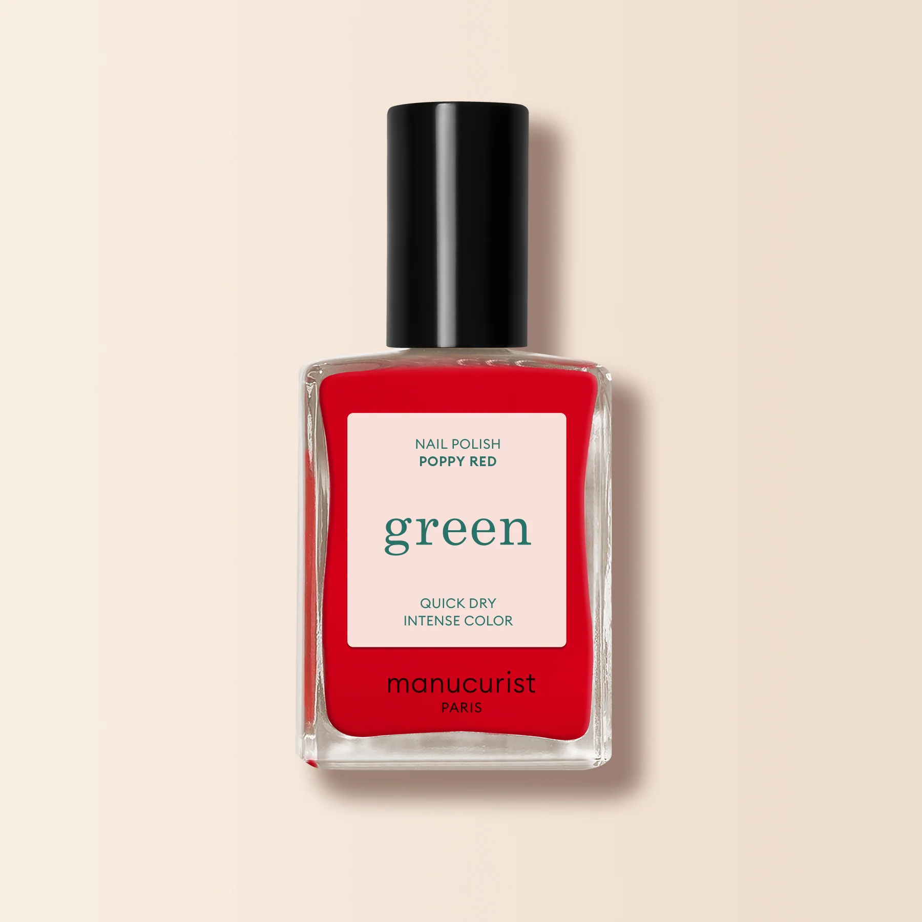 Manucurist nagų lakas "Green-Poppy Red" 15ml