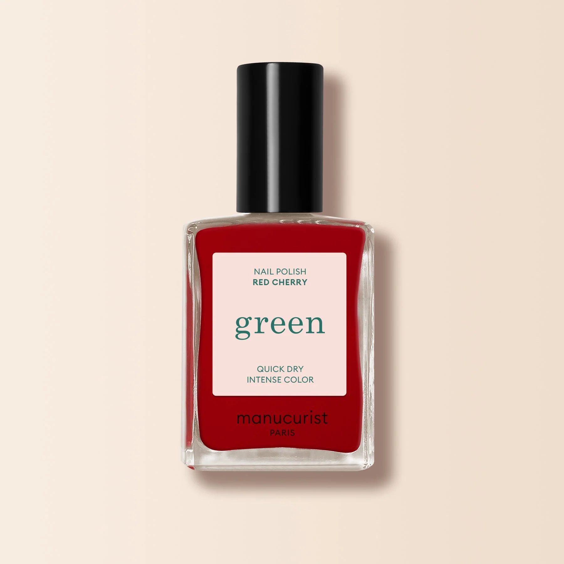 Manucurist nagų lakas "Green-Red Cherry" 15ml