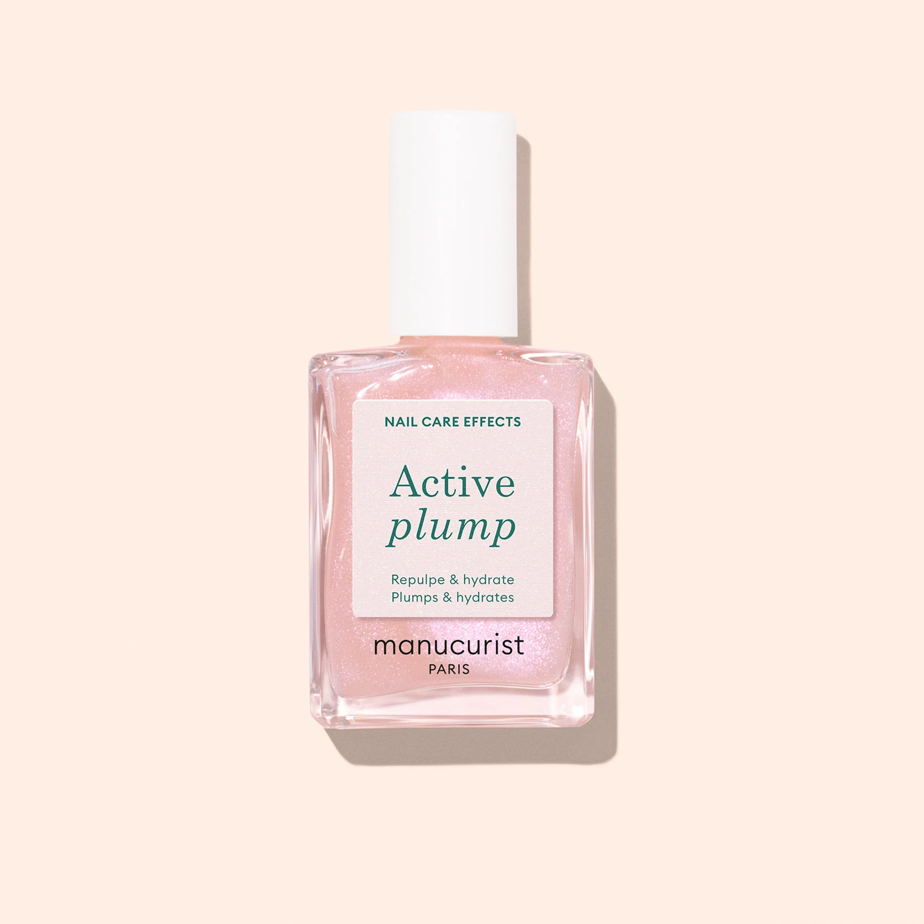 Manucurist nagų stipriklis su atspalviu "Active Plump" 15ml