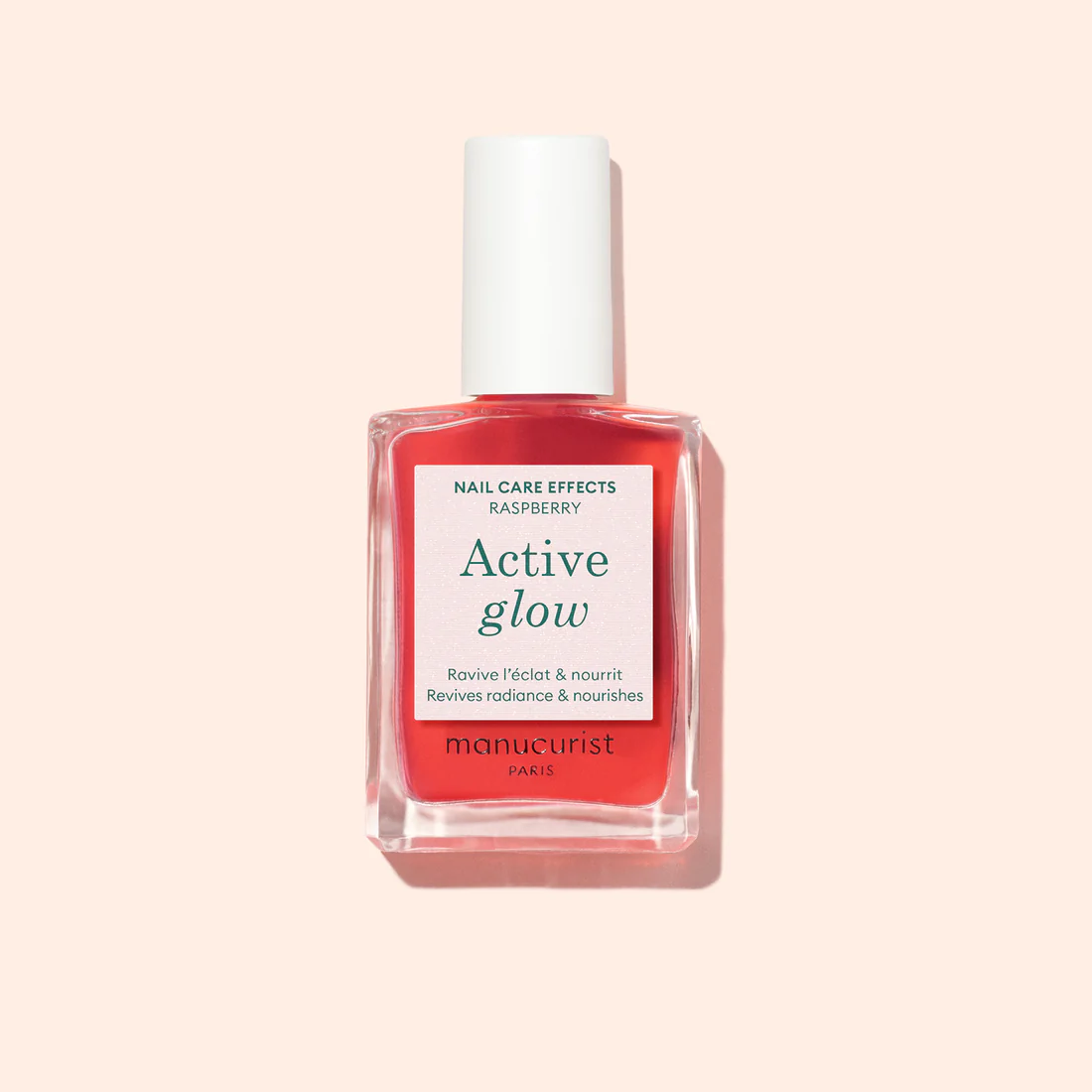 Manucurist stipriklis su atspalviu "Active Glow Raspberry" 15ml
