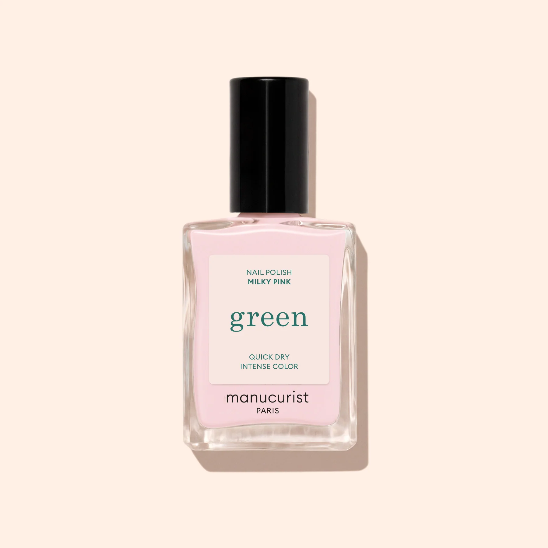 Manucurist nagų lakas "Green-Milky Pink" 15ml