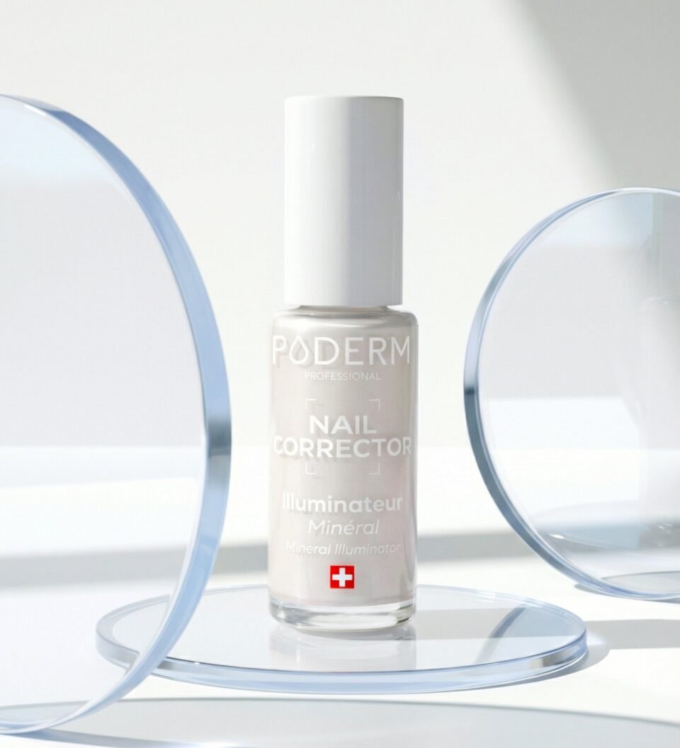 PODERM Mineral Illuminator natūraliai skaistesniems ir švytintiems nagams 8ml