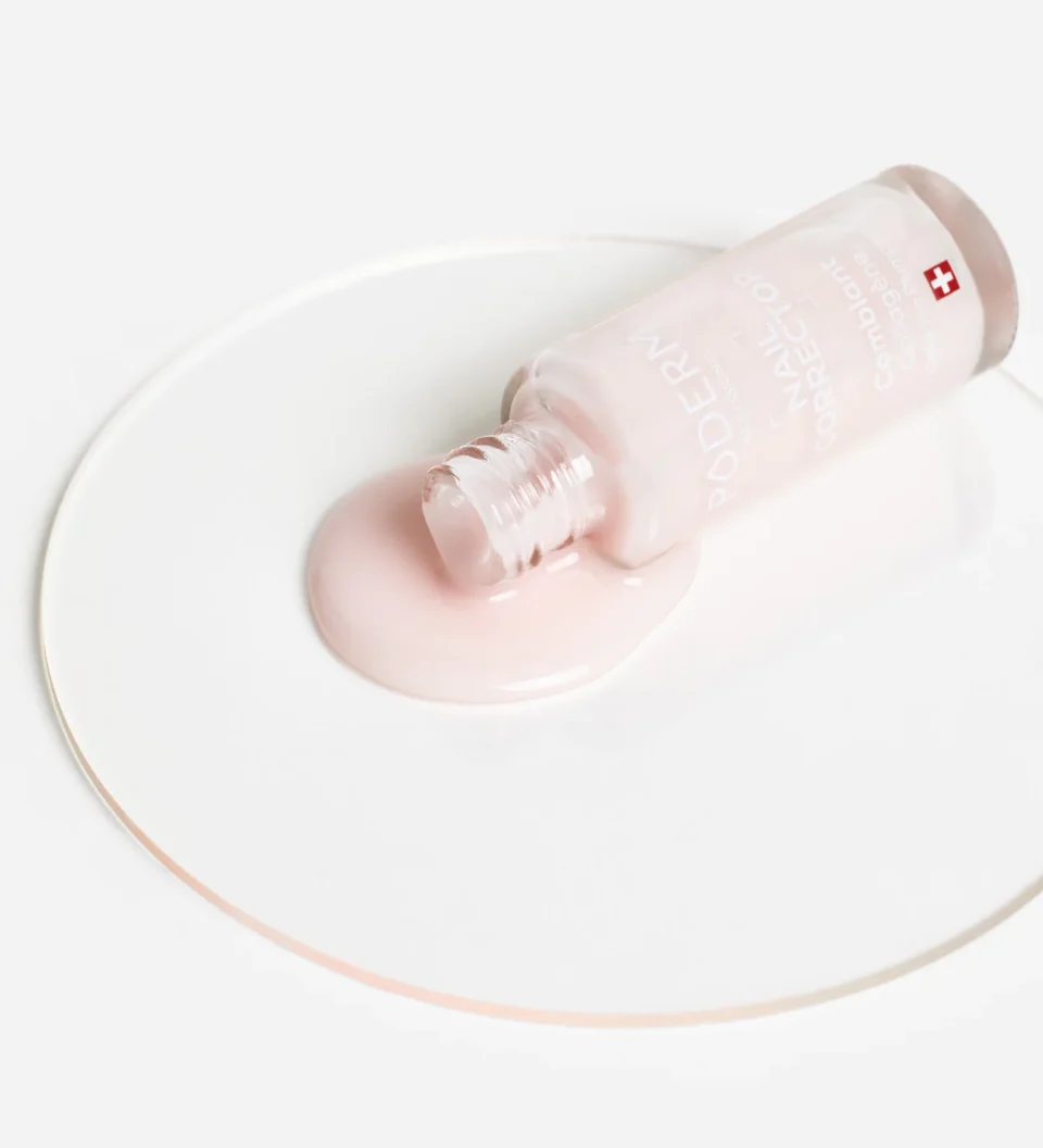 PODERM Plumping Collagen korekcinis nagų lakas nelygiam nago paviršiui