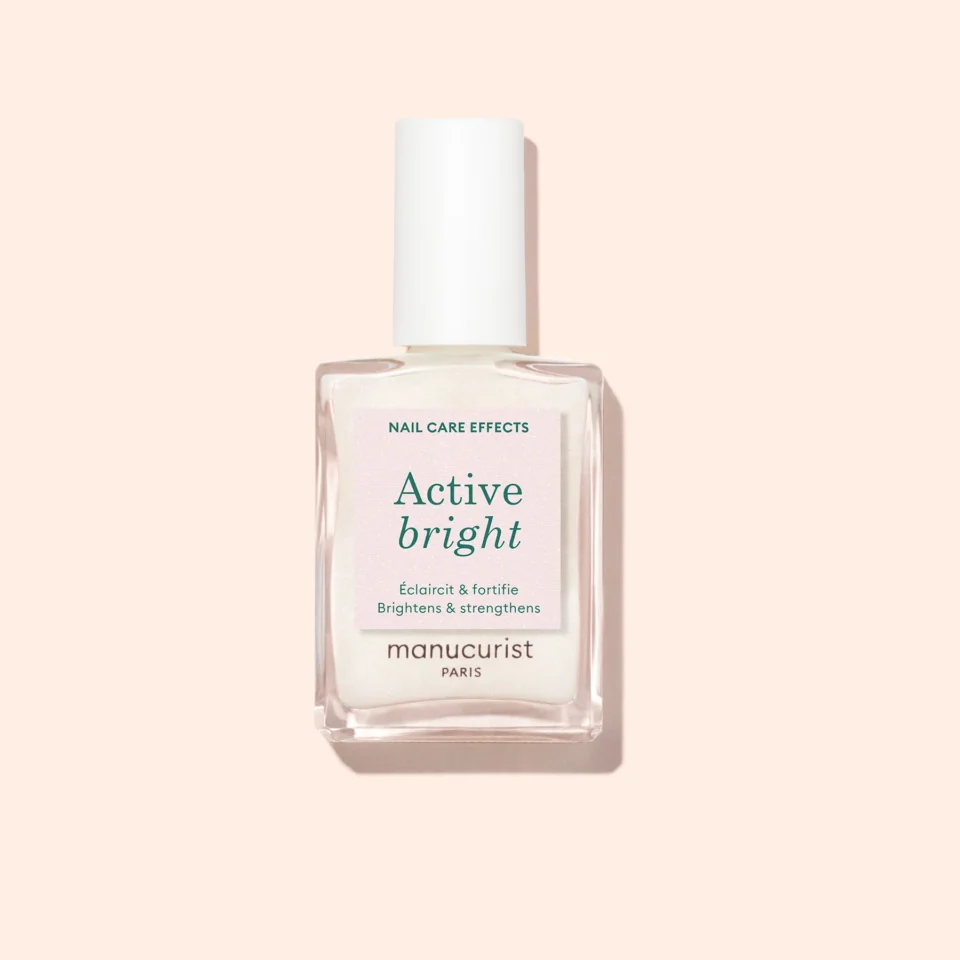 Manucurist Active Bright nagų stipriklis su šviesinančiu efektu 15ml