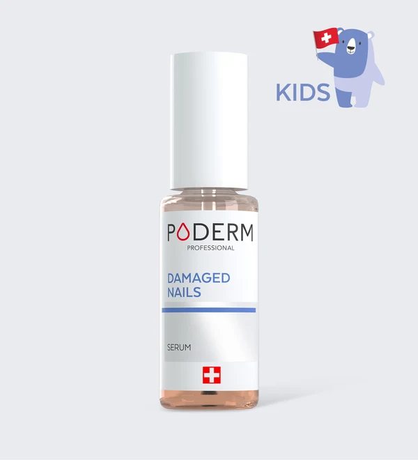 PODERM serumas minkštiems ir silpniems vaikų nagams 8ml